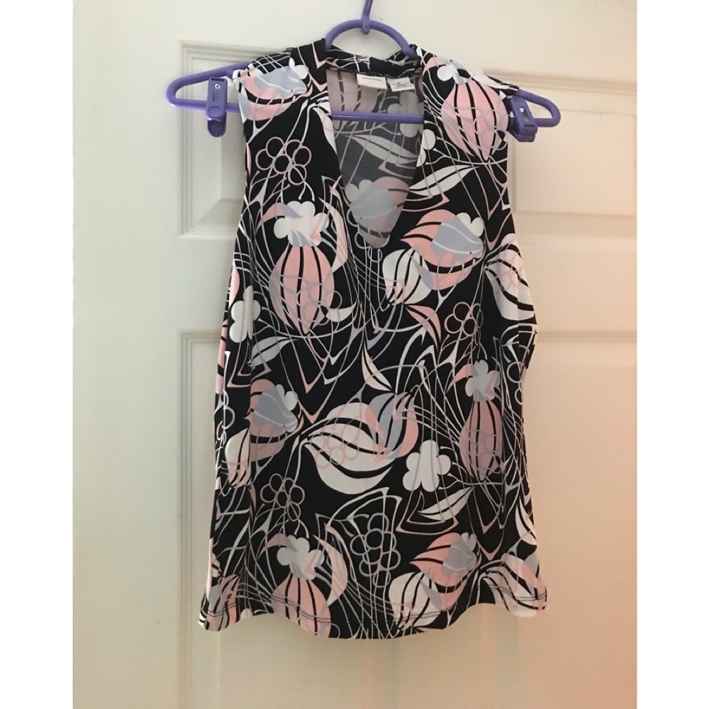 Floral work shirt